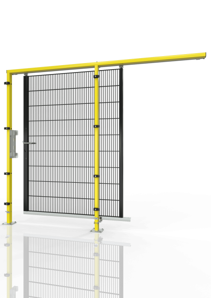 1 FLG. SCHIEBETÜR DIN RECHTS ECONFENCE® MEDIUM LINE BT01 1000x2400 RAL 1021-9005