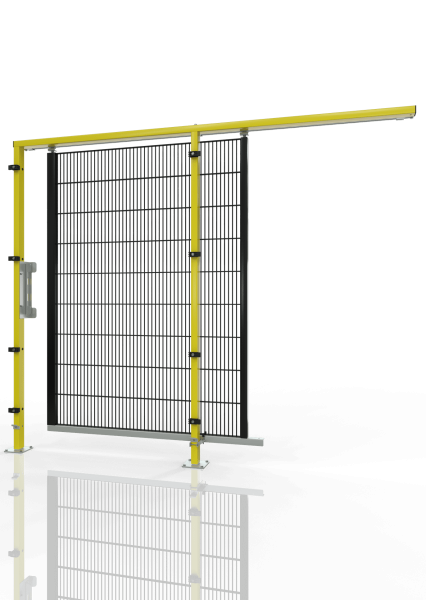 1 FLG. SCHIEBETÜR DIN Rechts ECONFENCE® MEDIUM LINE GH01 1000x2400 RAL 1021-9005